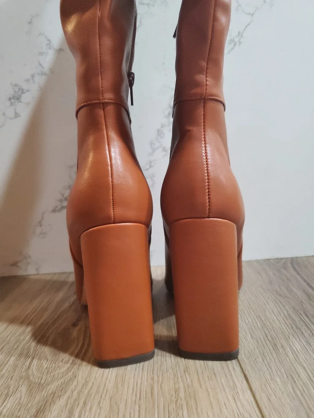 Women's Tall Pointed-Toe Block Heel Boots